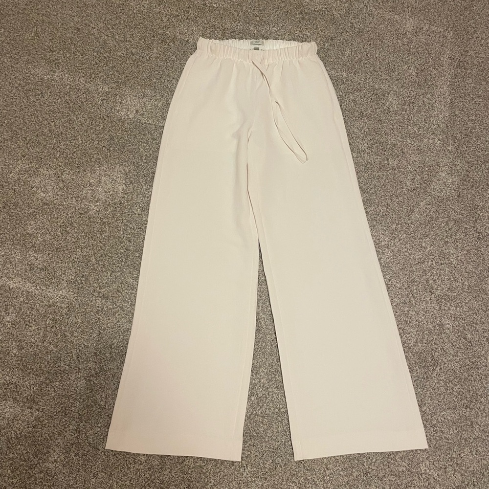 Aritzia Lodge Pants Crepette in Light Birch